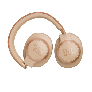 JBL Live 770NC - Sand - Wireless Over-Ear Headphones with True Adaptive Noise Cancelling - Detailshot 4